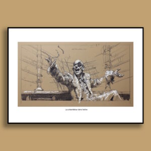 Le présentateur dans l'arène